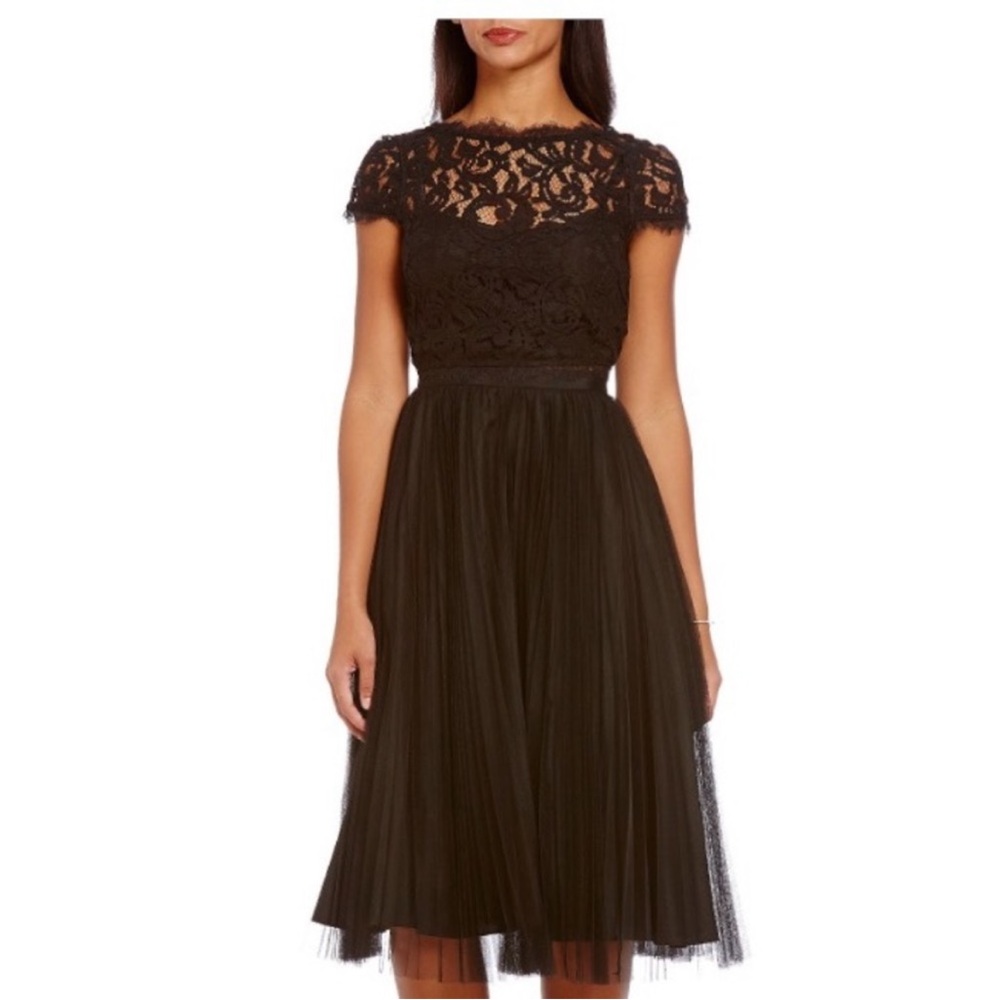 Adrianna Papell‎ Sunburst Tulle Skirt NWT
